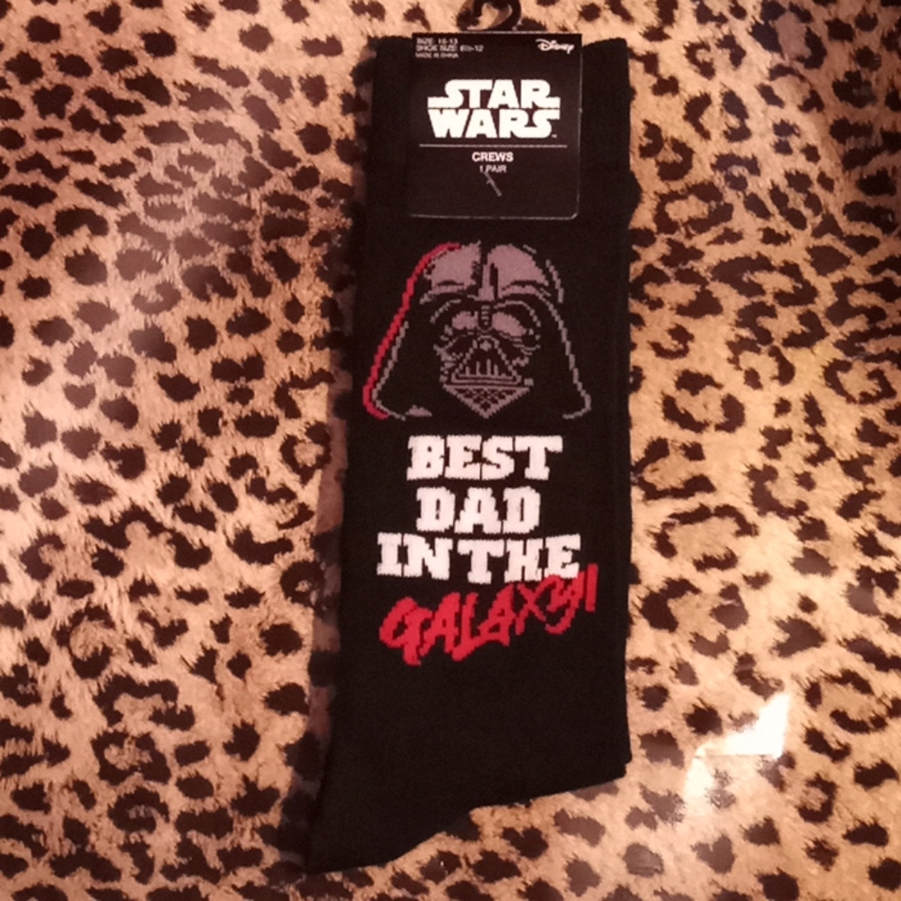 STAR WARS BEST DAD IN THE GALAXY SOCKS